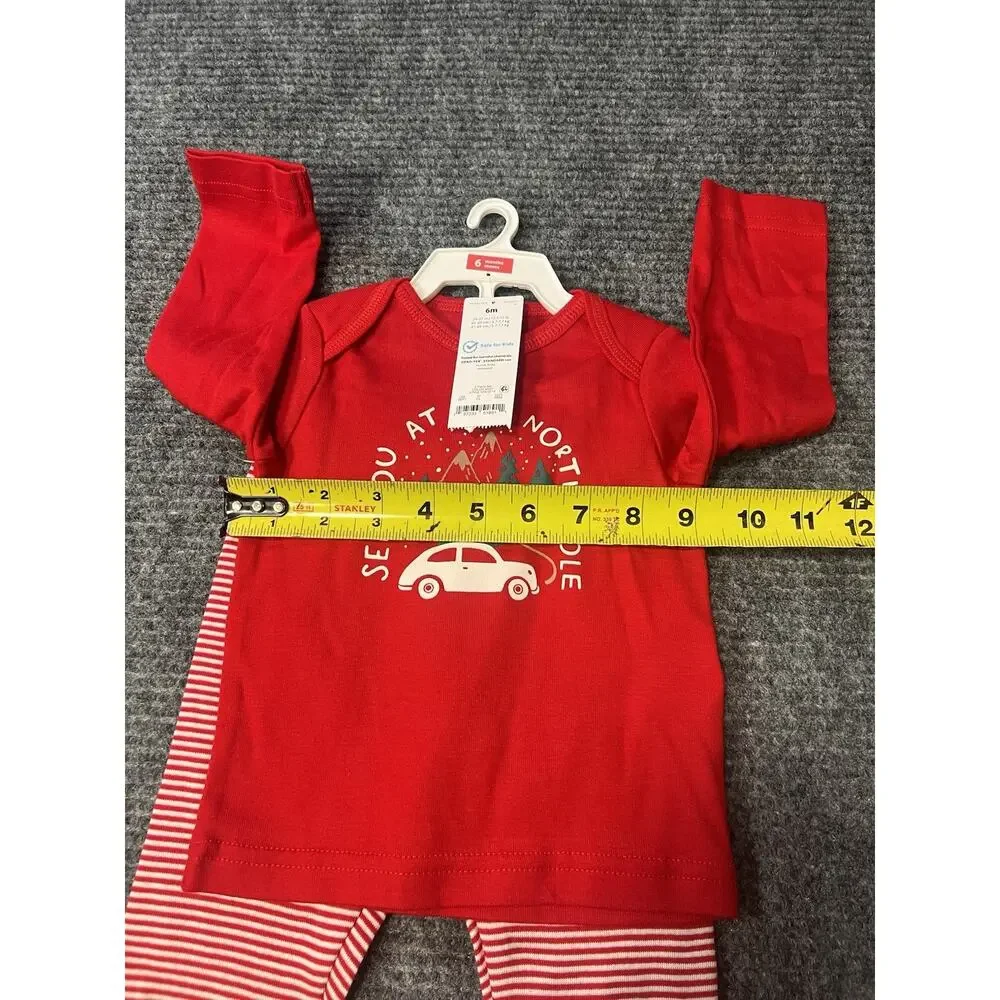 Carter’s Just One You Baby 6M Christmas North Pole 2 Piece Outfit Set NWT